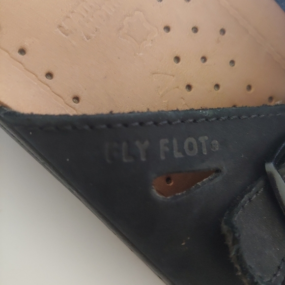 Fly Flot Womens Black Italian Anatomic Comfort Sandals Size 8 EU 40 - Picture 11 of 13
